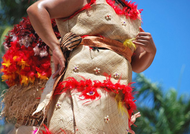 Polynesian costume, Tonga, South Pacific